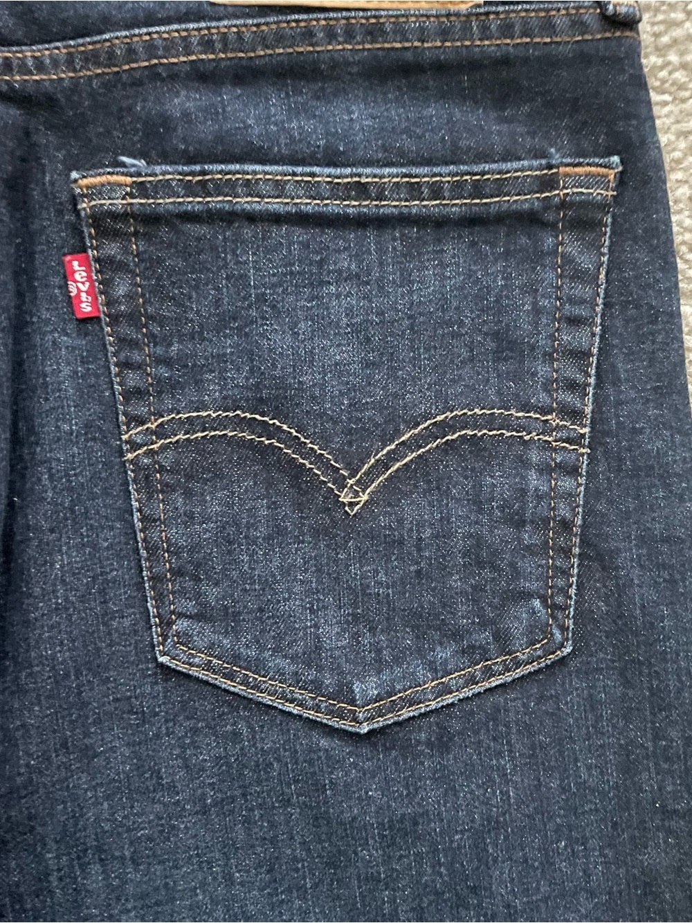 NWOT Levi's Men's 514 Dark Blue Straight-Fit Jeans 32Wx32L - Picture 8 of 14